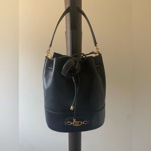 Black leather Ralph Lauren